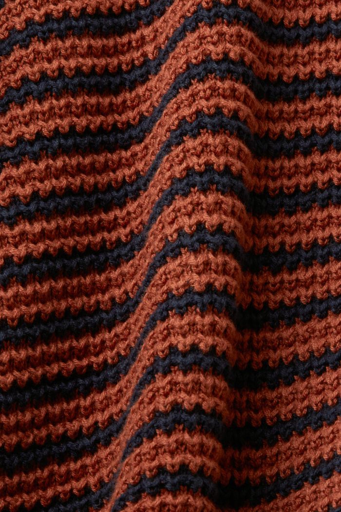 Textured Knit Sweater, NAVY BLUE, detail image number 5