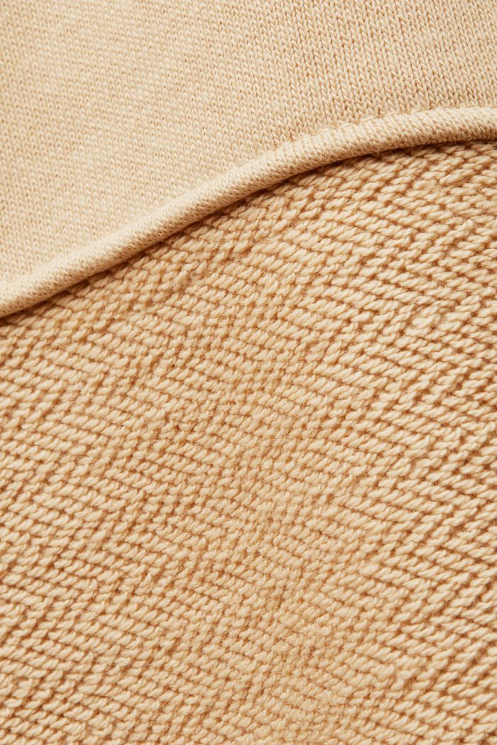 Cropped patchwork hoodie, SAND, detail image number 5