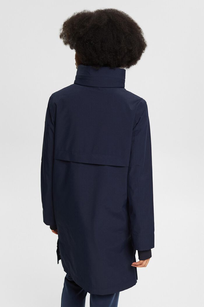 Made of recycled material: outdoor softshell jacket, NAVY, detail image number 3