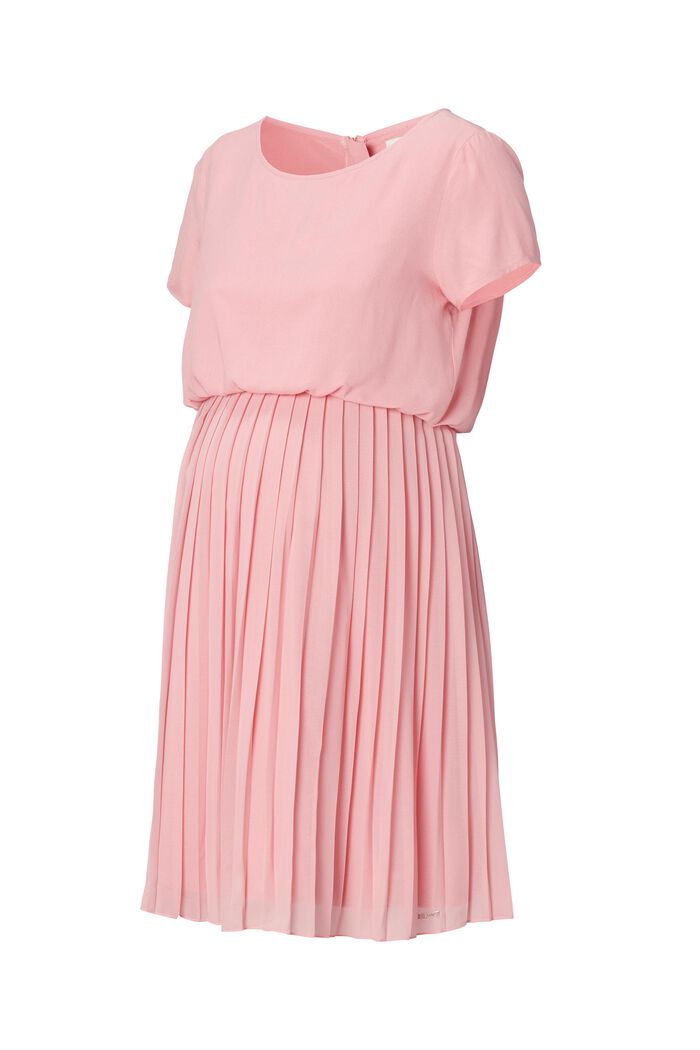 Pleated dress a nursing function, ROSE BRICK, overview