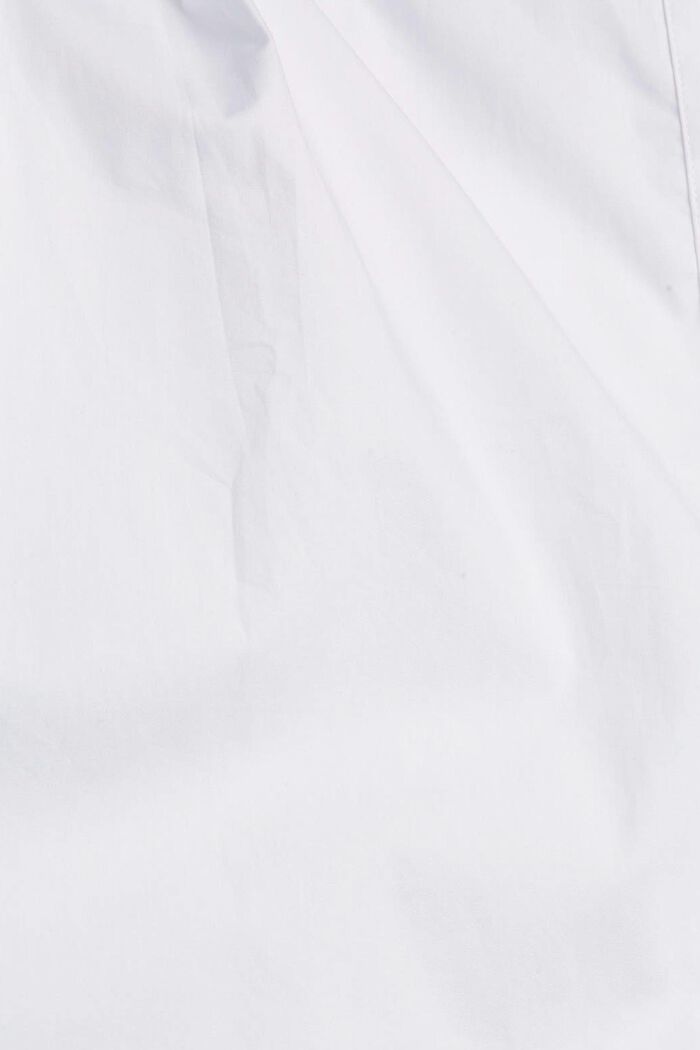 Shirt blouse in 100% organic cotton, WHITE, detail image number 4