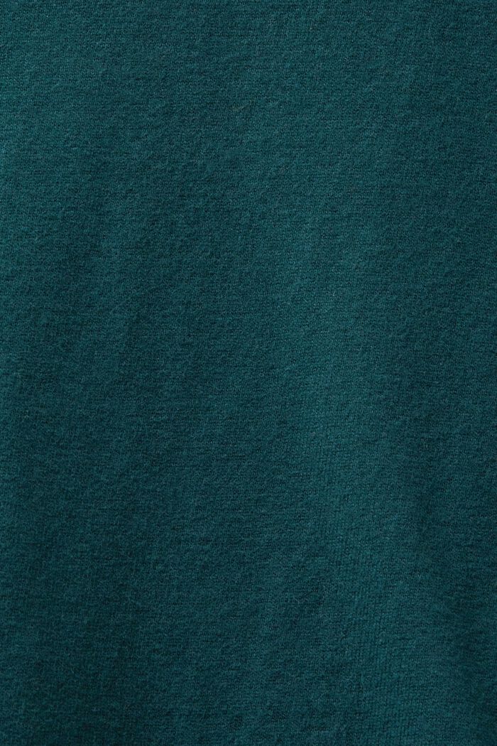 Crewneck Long Sleeve T-Shirt, EMERALD GREEN, detail image number 5