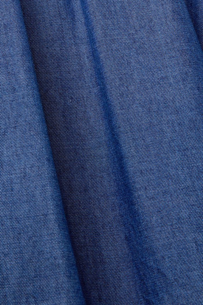 Denim-looking mini dress, TENCEL™, BLUE DARK WASHED, detail image number 5