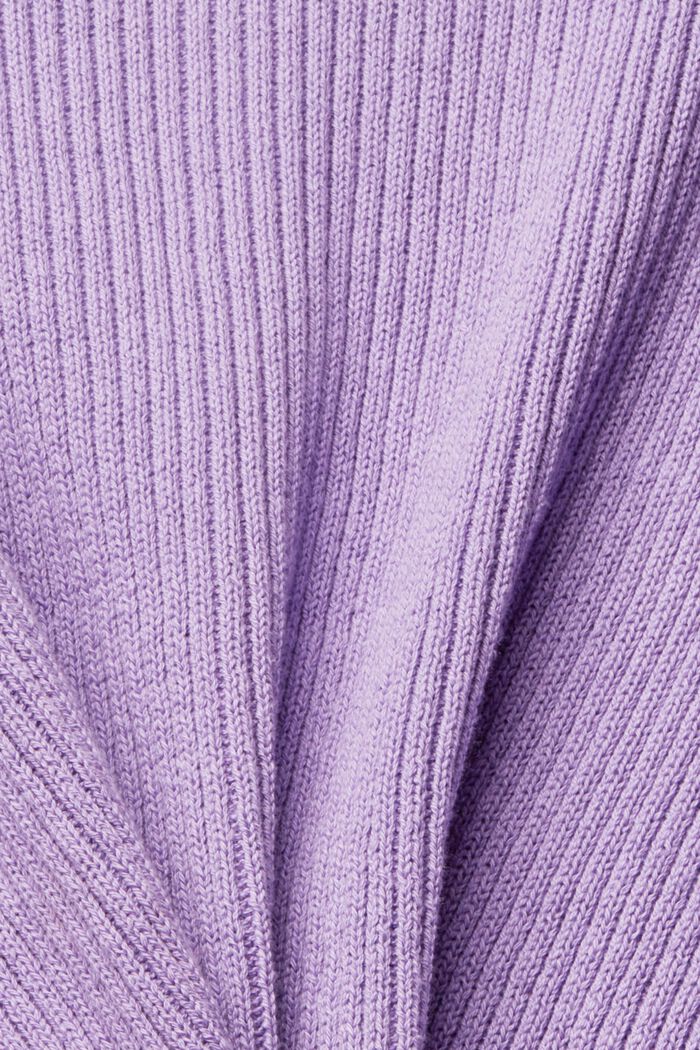 Knitted Cardigan, LILAC, detail image number 6