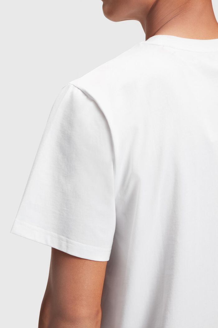 Patched t-shirt, WHITE, detail image number 3