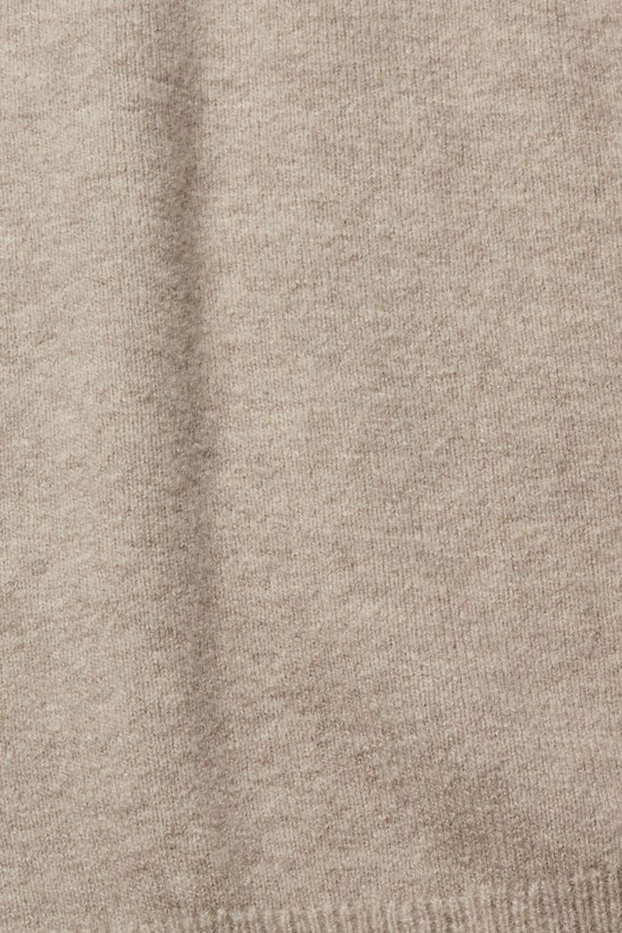 Wool blend cardigan, LIGHT TAUPE, detail image number 1