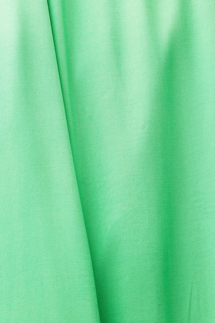 Twill Wide Pull-On Pants, CITRUS GREEN, detail image number 6