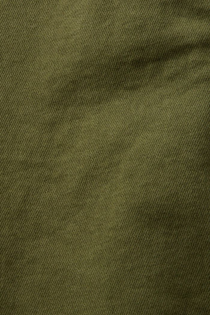 Slim fit stretch trousers, KHAKI GREEN, detail image number 6