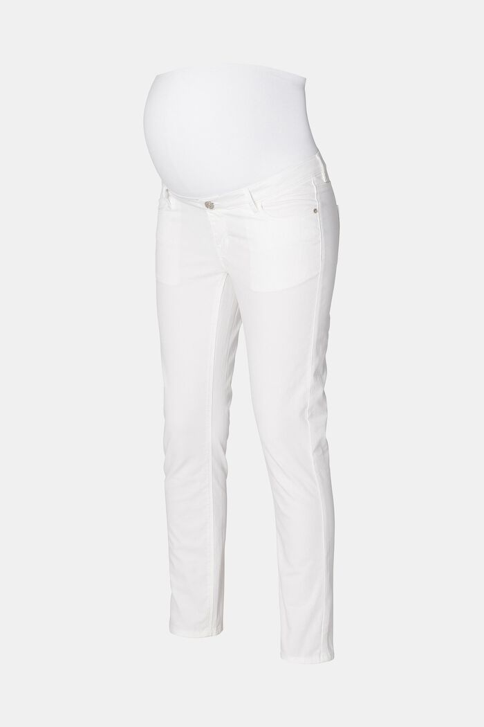 MATERNITY Over-The-Bump Pants, BRIGHT WHITE, detail image number 5
