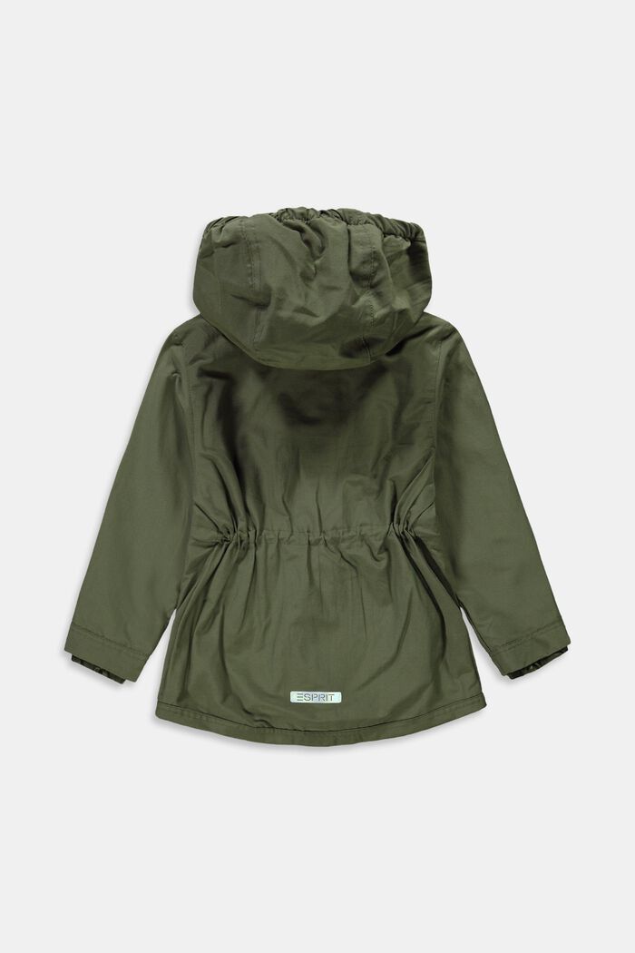 Hooded jacket, OLIVE, detail image number 1