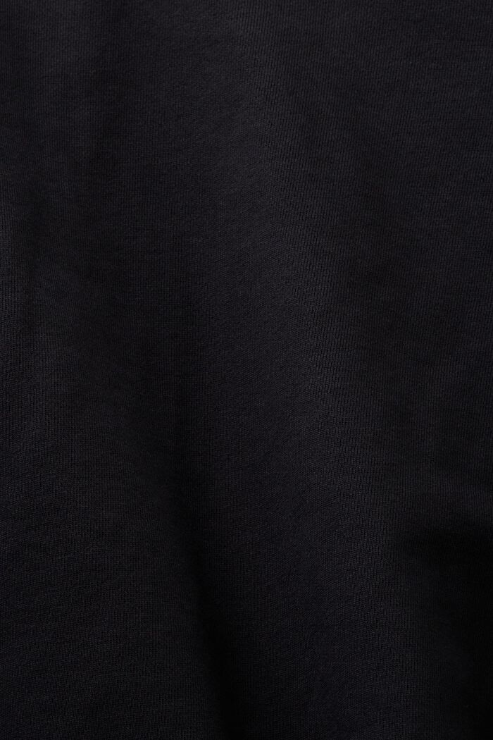 Cropped Logo Sweatshirt, BLACK, detail image number 5