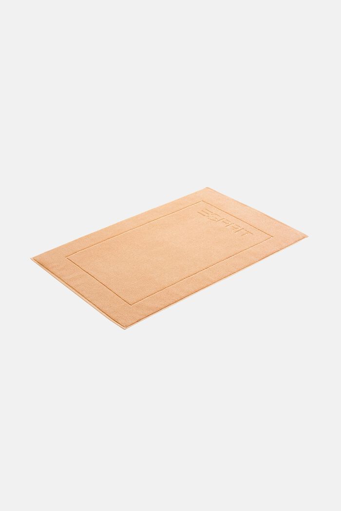 Terrycloth bath mat made of 100% cotton, APRICOT, detail image number 0