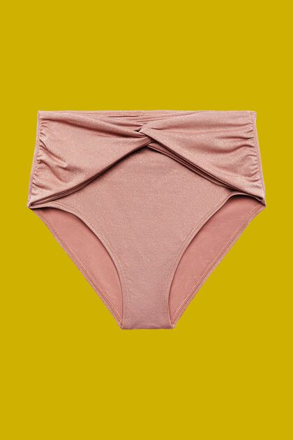 Recycled: sparkly high-waisted bikini bottoms
