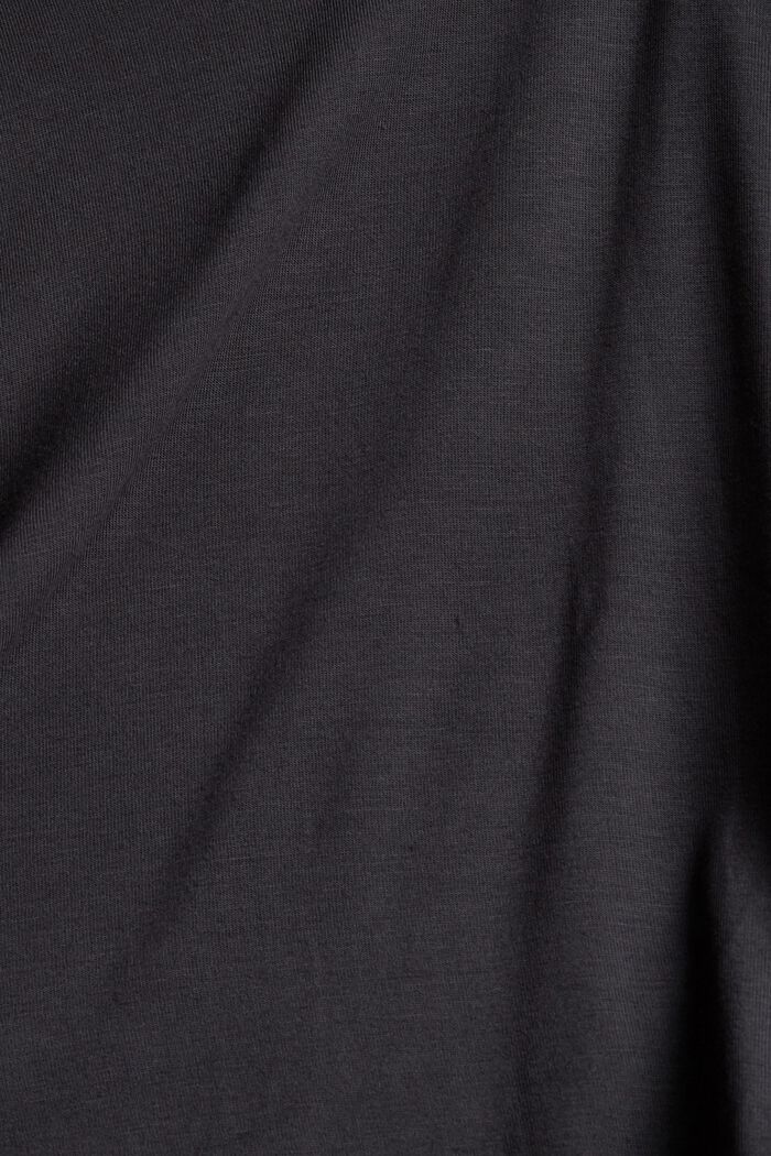 Nightshirt made of LENZING™ ECOVERO™, DARK GREY, detail image number 3