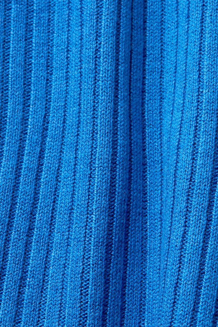 Ribbed-Knit Tank, BRIGHT BLUE, detail image number 5
