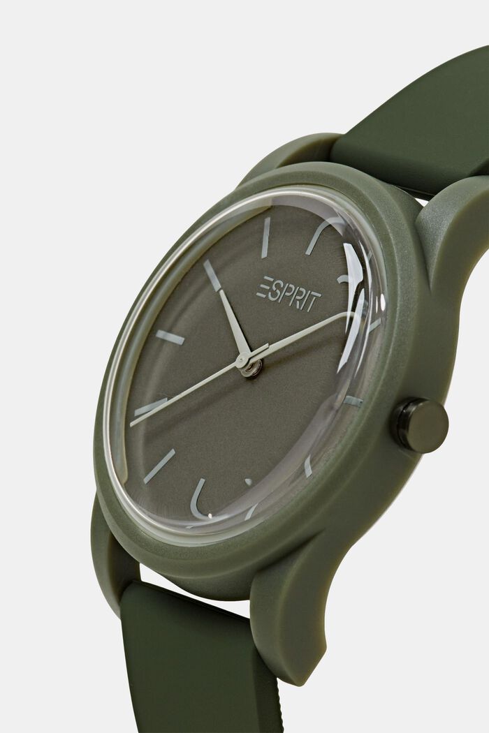 Rubber Band Watch, KHAKI GREEN, detail image number 1