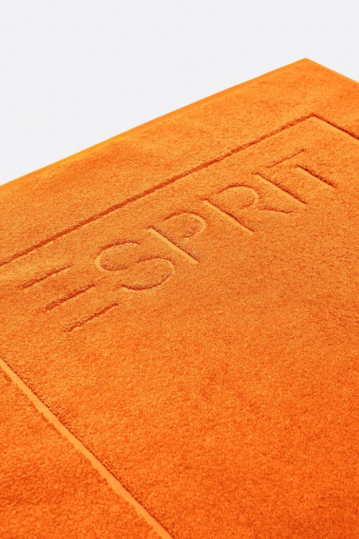 Terrycloth bath mat made of 100% cotton, MANDARIN, detail image number 2