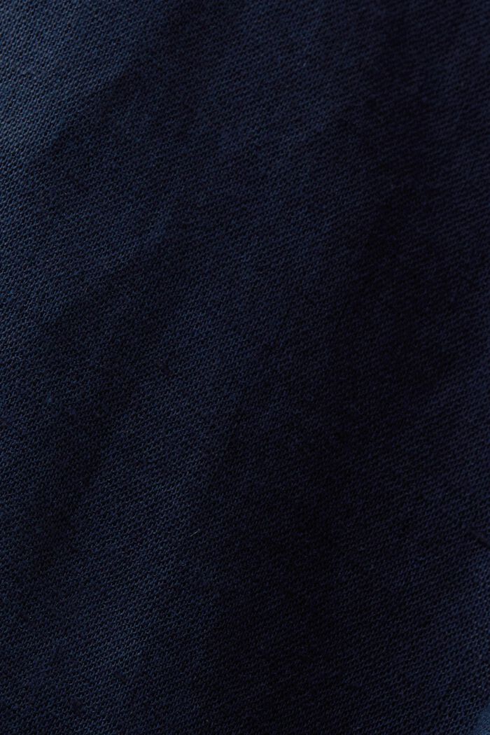 Belted shirt dress, linen-cotton blend, NAVY, detail image number 5