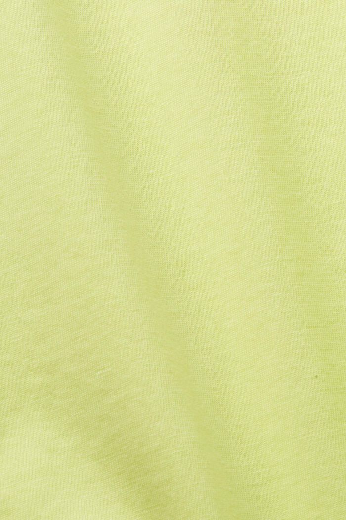 Batwing Short-Sleeve T-Shirt, LIME YELLOW, detail image number 4
