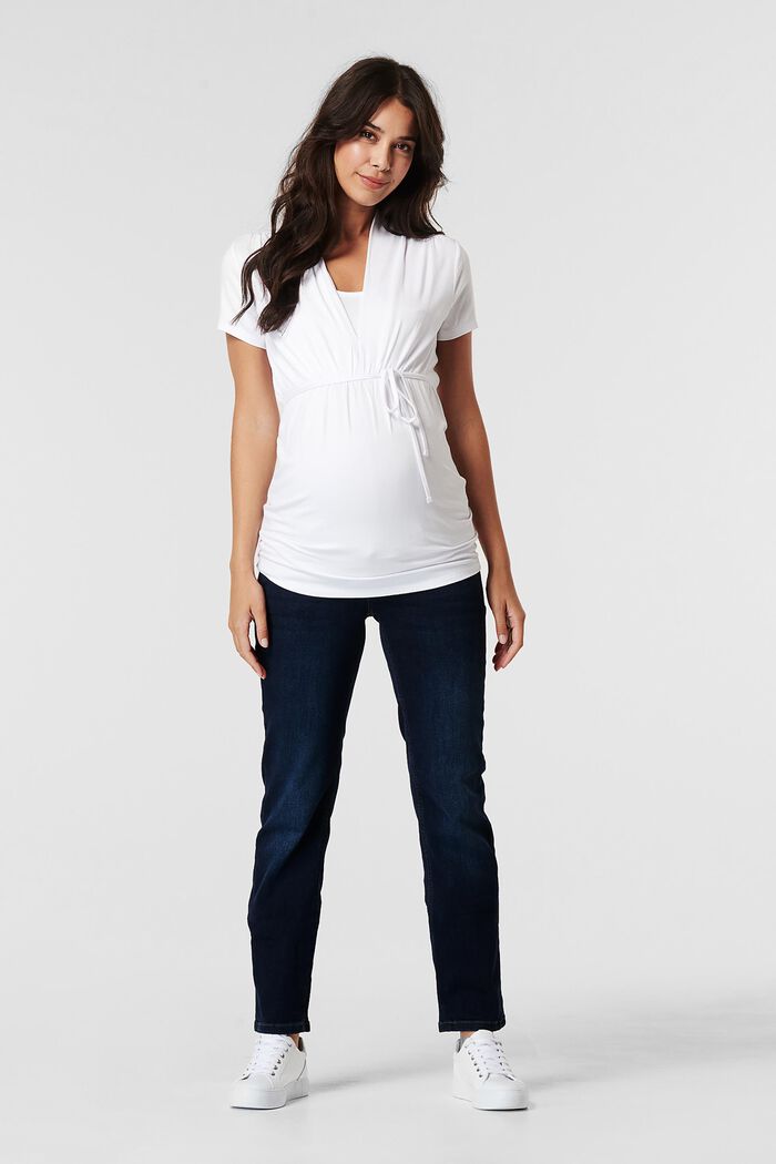 Nursing T-shirt, LENZING™ ECOVERO™, WHITE, detail image number 0