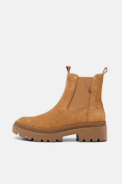 Real suede boots