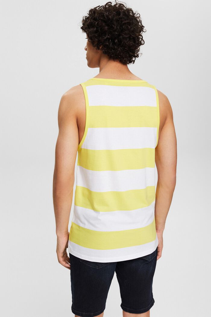 Sleeveless top with stripes, YELLOW, detail image number 3