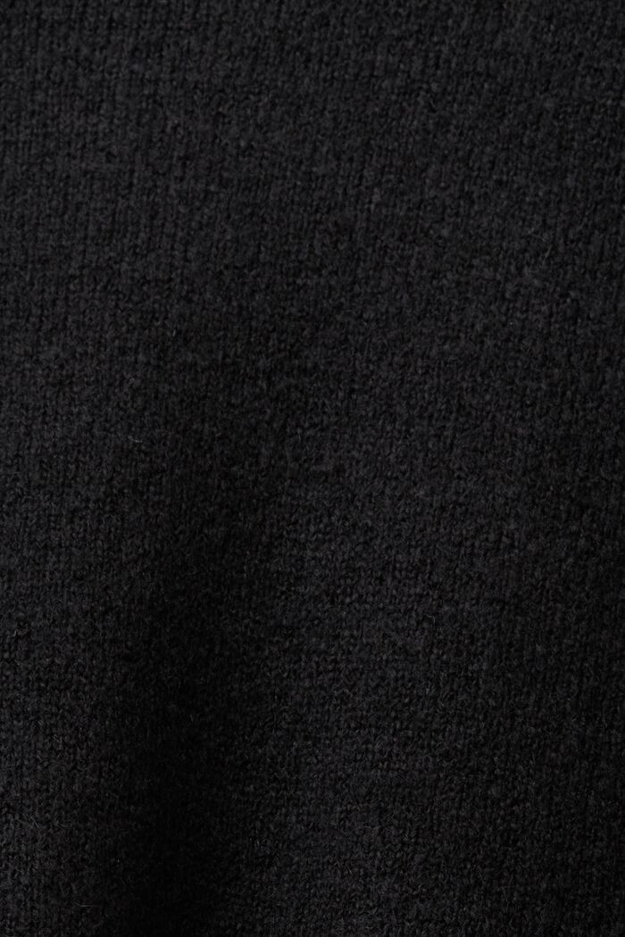 Knitted Mini Dress, BLACK, detail image number 5