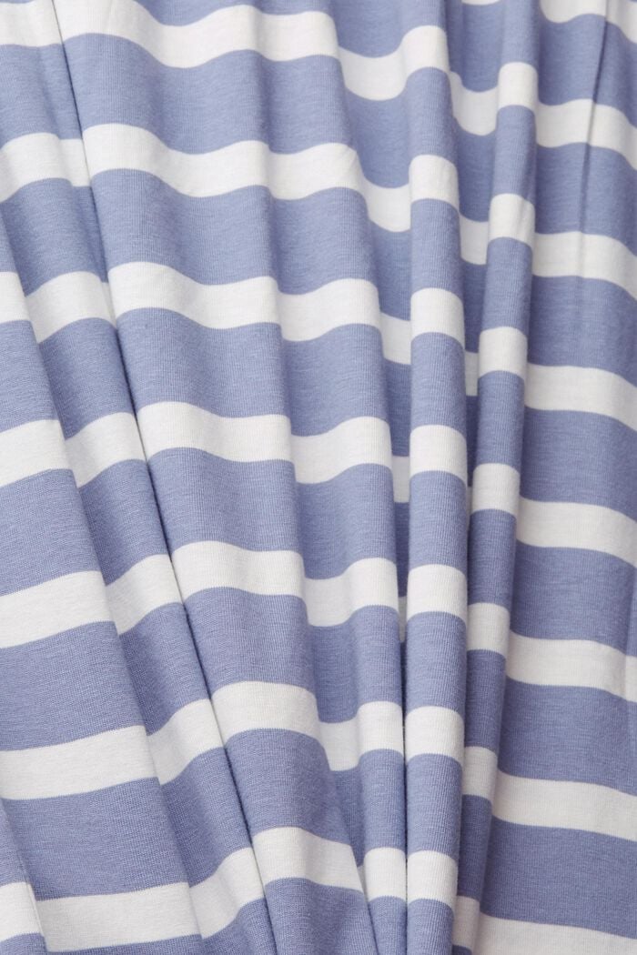 Containing TENCEL™: striped jersey dress, LIGHT BLUE LAVENDER, detail image number 4