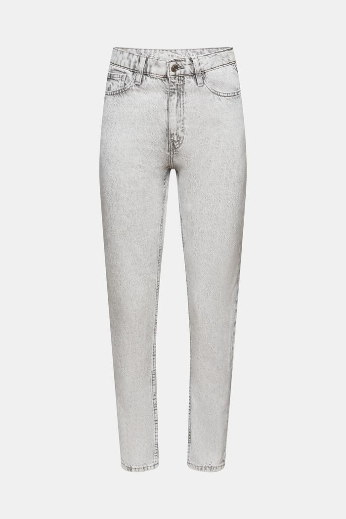 High-Rise Retro Classic Jeans, GREY LIGHT WASHED, detail image number 7