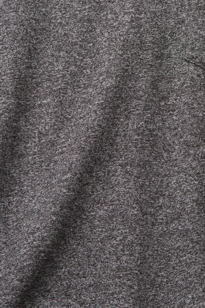 Recycled: melange jersey T-shirt, ANTHRACITE, detail image number 4