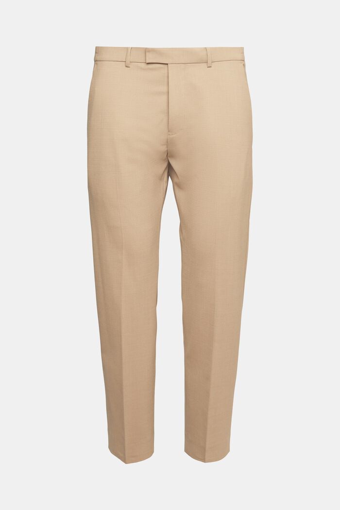 WAFFLE TEXTURE mix & match trousers, BEIGE, detail image number 2