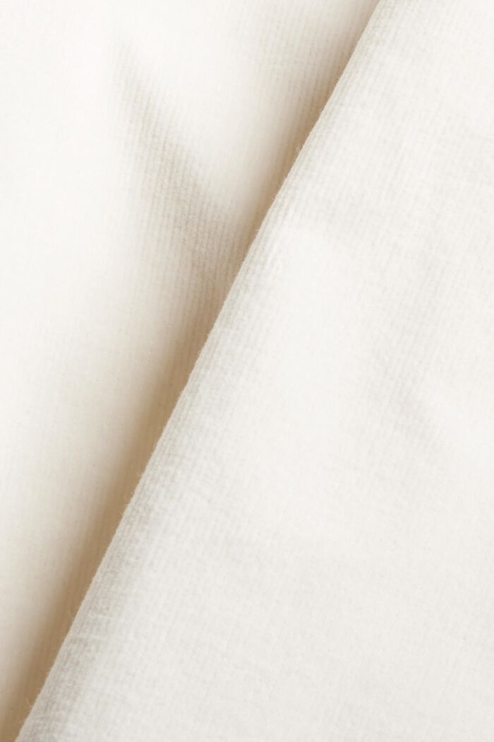 Pull-on needlecord chinos, OFF WHITE, detail image number 4
