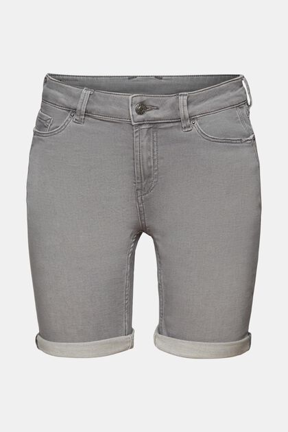 Denim shorts made of blended organic cotton