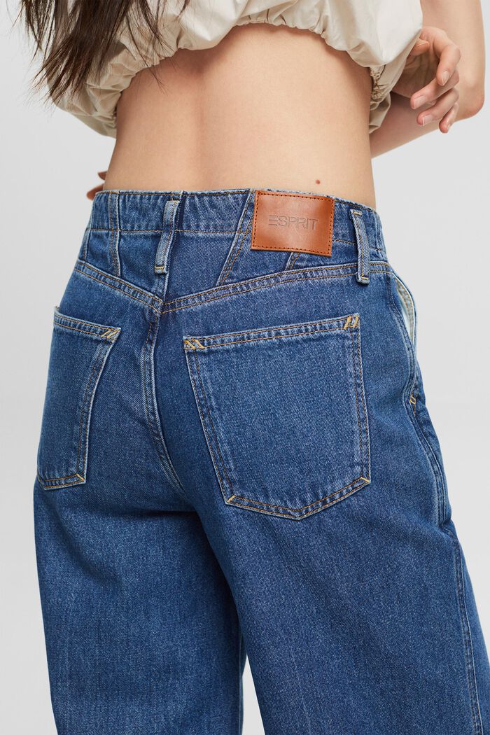 High-Rise Retro Wide Leg Jeans, BLUE MEDIUM WASHED, detail image number 3