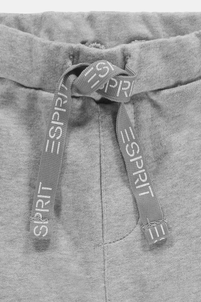 Tracksuit bottoms in 100% cotton, MEDIUM GREY, detail image number 2
