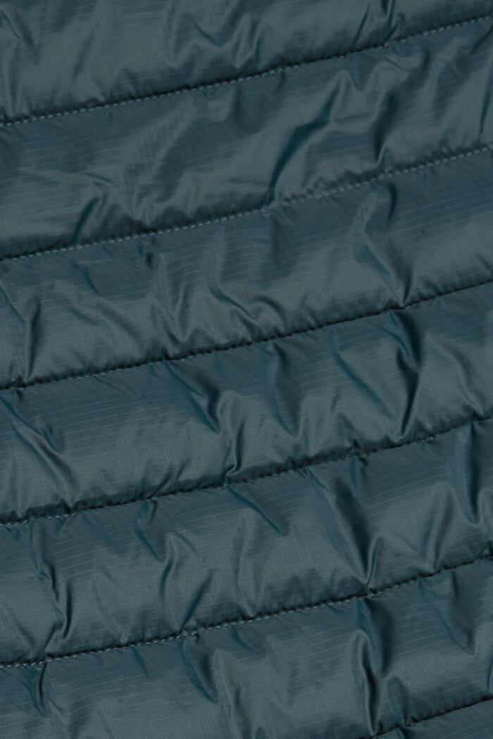 Recycled: Quilted body warmer with 3M™ Thinsulate™, TEAL BLUE, detail image number 4