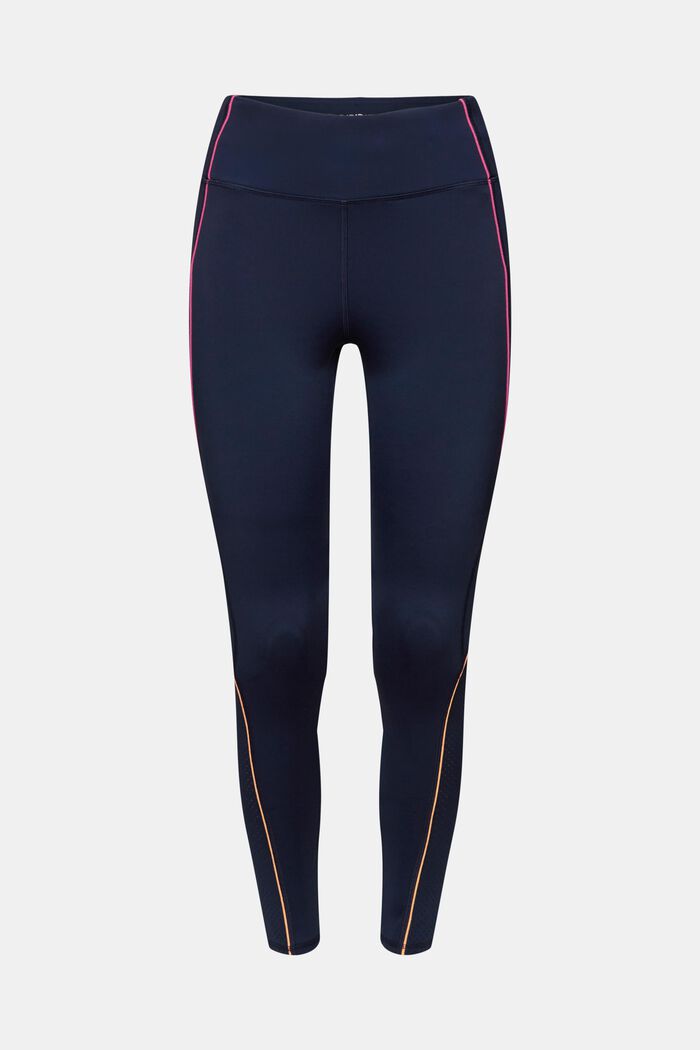 High-Waisted Sports Pants, NAVY, detail image number 5