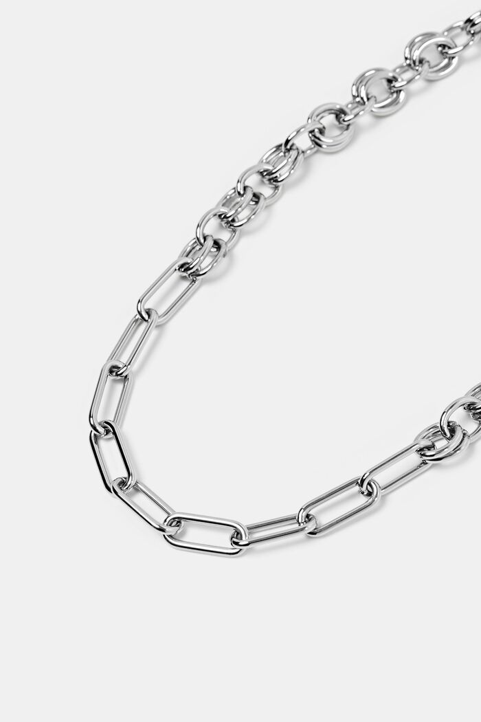 Link Chain Necklace, SILVER, detail image number 1