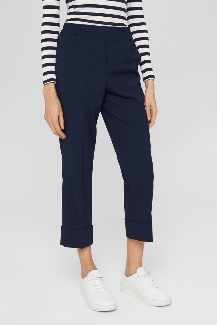 Trousers, NAVY, detail image number 1
