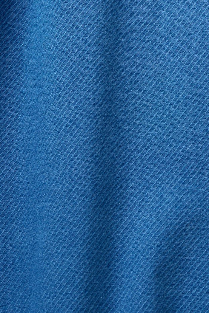 Cotton Twill Blouse, NAVY, detail image number 5