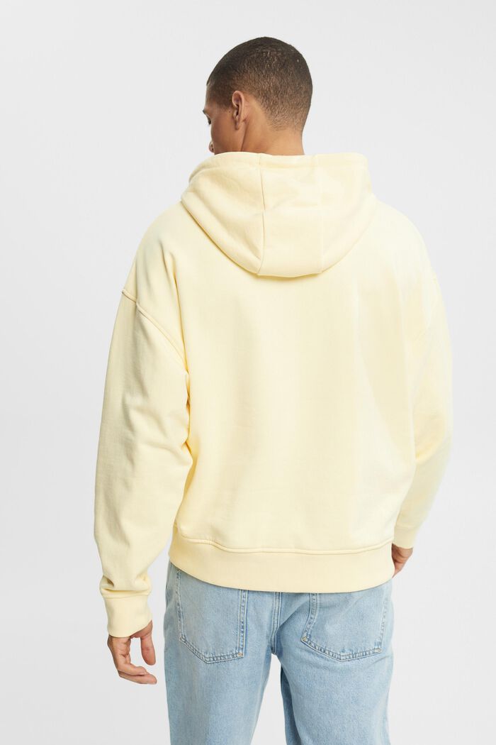 Oversized sweatshirt with zip pocket, PASTEL YELLOW, detail image number 3