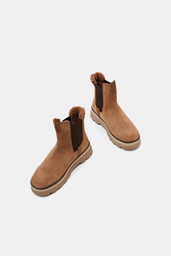 Suede Chelsea Boots, CARAMEL, detail image number 5