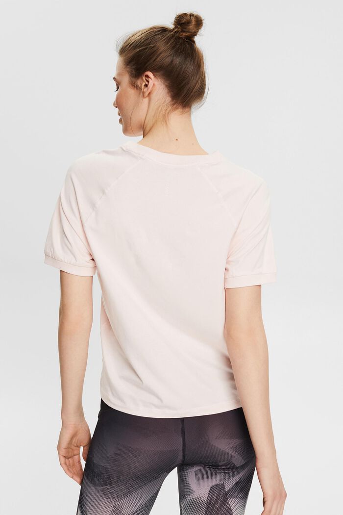 Stretch cotton T-shirt, LIGHT PINK, detail image number 3