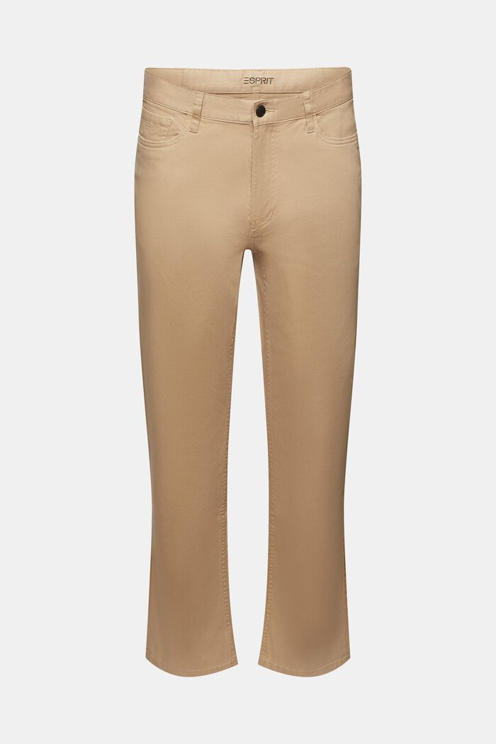 Classic Straight Pants, BEIGE, detail image number 6