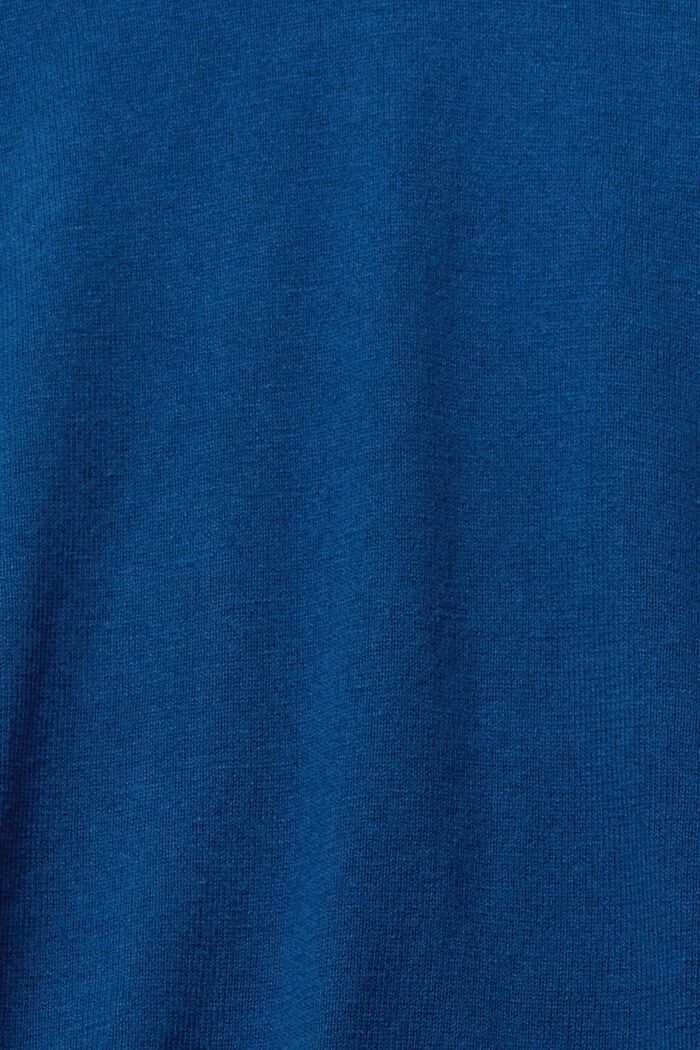 V-neck sweater, PETROL BLUE, detail image number 1