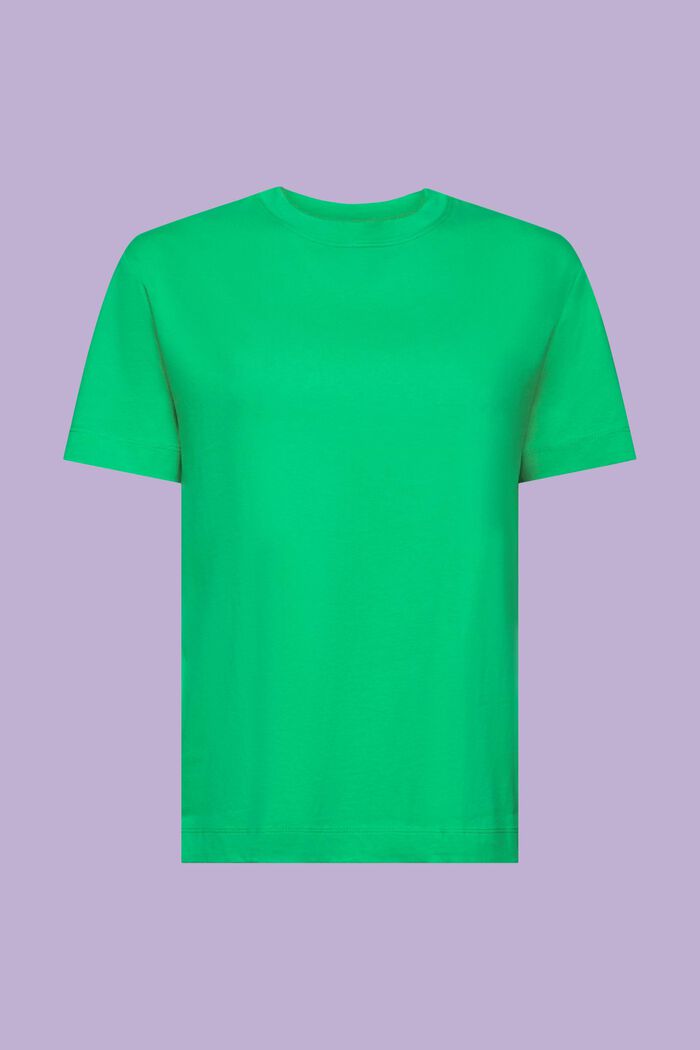 Crew Neck Short Sleeve T-Shirt, GREEN, detail image number 6