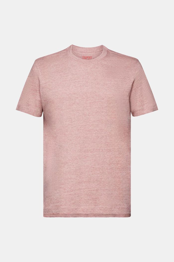 Crewneck t-shirt, 100% cotton, OLD PINK, detail image number 6