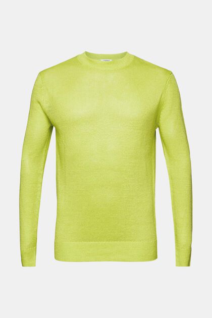 Linen Crewneck Sweater