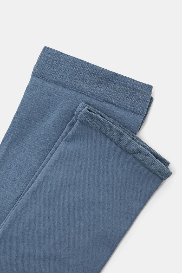 Opaque leggings, blended cotton, LAVENDER, detail image number 2