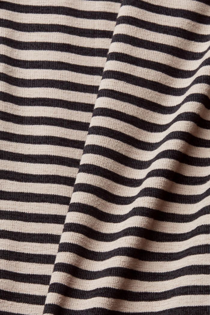 Striped polo dress, LIGHT TAUPE, detail image number 5